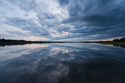 Brooding cloud over Ministik Lake
